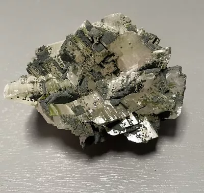 Mottramite On Calcite Crystals  • $550
