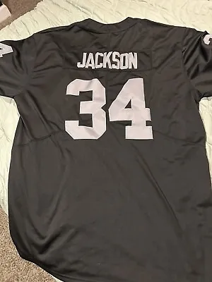 Bo Jackson Las Vegas Raiders NFL Football Jersey XL Nike Oakland Los Angeles • $35