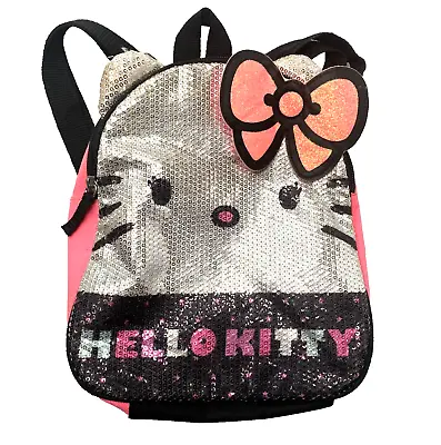 Hello Kitty Small Backpack Light Pink Glitter Mini-bag • $8.23