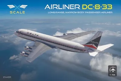 X-Scale 1/144 Douglas DC-8 -33 Delta Air Lines Model Kit • $36