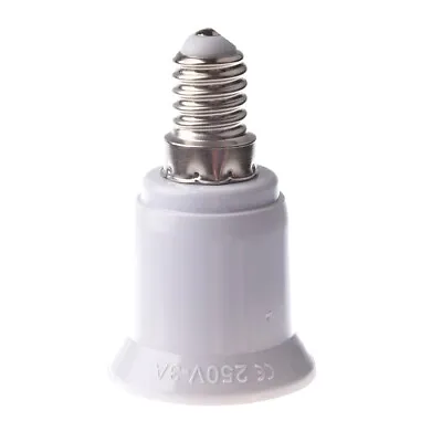 E14-E27 LED Light Lamp Screw Bulb Socket Adapter Converter Y4G4 • £3.30