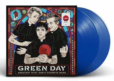 Green Day : God’s Favorite Band Greatest Hits (Exclusive Ltd Blue Vinyl 2LP) New • $37.75