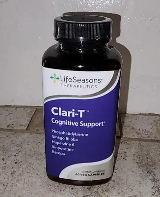 Life Seasons Clari-T Cognitive Support 60 Veg Capsule Exp 3/26 • $24.99