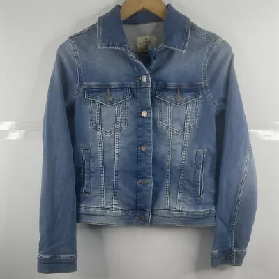 Target Denim Jacket Women's Size 8 Blue • $22.46