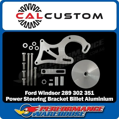 Ford Windsor 289 302 351 Billet Aluminium Power Steering Bracket Mustang Falcon • $92.18