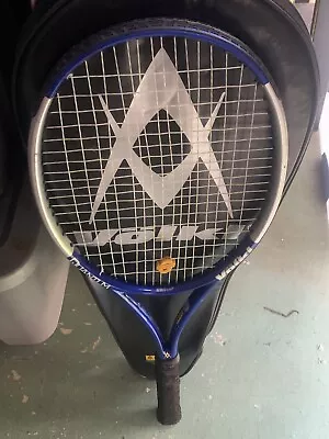 Volkyl Tennis Racquet Quantum Energy Blue/grey 4 1/2 Grip Clean Frame W/cover Vg • $40