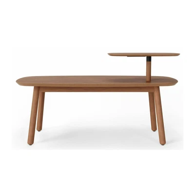 $369.95 • Buy Umbra Swivo Wood Coffee Table Light Walnut