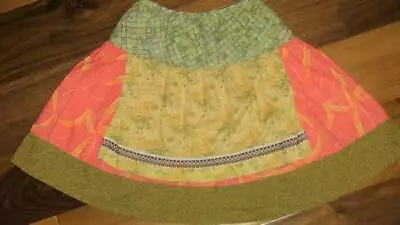 Matilda Jane Platinum Size 6 Art Fair Apron Skirt EUC • $19.99