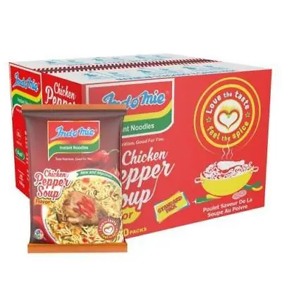 £17.49 • Buy Indomie Instant Noodles Chicken Pepper Soup 70g Box Of 40(Nigerian)
