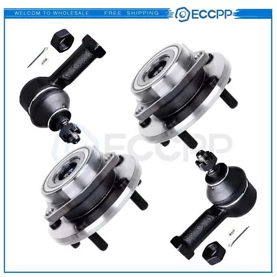 4x Front Wheel Hub And Bearing Assembly Outer Tie Rod For 95-98 EAGLE TALON • $88.23