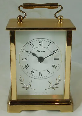 £15 • Buy Metamec Brass Quartz Carriage Clock Working Order
