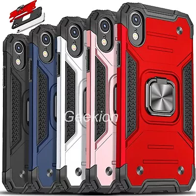 Kickstand Ring Case For Apple IPhone X XR XS Max 7 8 6 6s Plus Shockproof Cover • $8.49