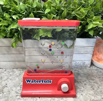 Vintage Waterfuls Wonderful Water Push Luck Skill Game Red Tic Tac Toe Sensory • $26.99