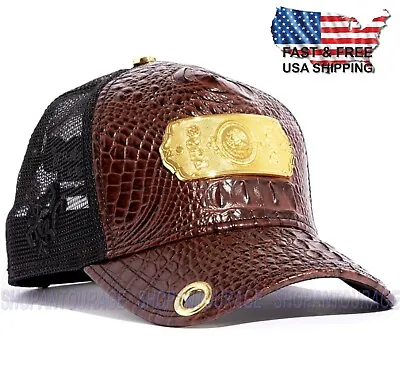 Red Monkey Mexico Puro Brown RM1428 New Limited Edition Trucker Snapback Hat Cap • $59.50