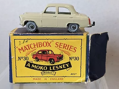 Vintage Moko Lesney Matchbox 30a Ford Prefect In Original Box • £29.99