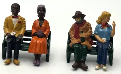 Lgb Set Of 4 Train Men And Women  People Figures Figurines G Scale For Layout • $22.95