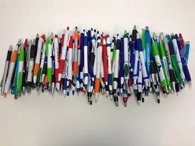 175 Lot Misprint Ink Pens Ball Point Plastic Retractable • $38.65