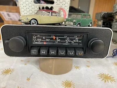 1970s VW Beetle Original  Fm Classic Vintage Car Radio With Mp3/ipod Input Lead • $222.87