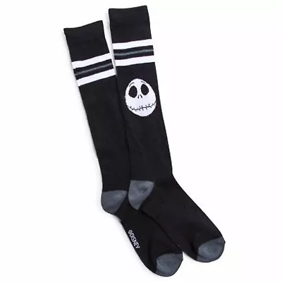 Disney The Nightmare Before Christmas Knee Socks Jack Skellington Socks Black • $12.95