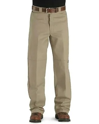 Dickies Double Knee Work Pants 42x34 Khaki Tan Beige 85283 NEW • $26.94