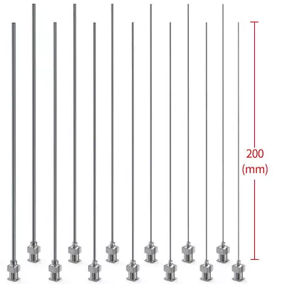 10PCS SUS304 8inch Long Blunt Tip Luer Lock Industrial Dispensing Needle 8G~26G • $18.99