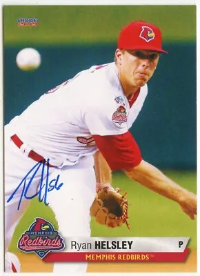 2019 Choice Memphis Redbirds Ryan Helsley Auto Signed Rookie Cardinals Beckett  • $49.99