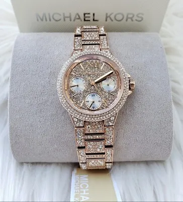 Michael Kors New Authentic Camille Multifunction Rose Gold-Tone Mk6997 Stainless • $189.44