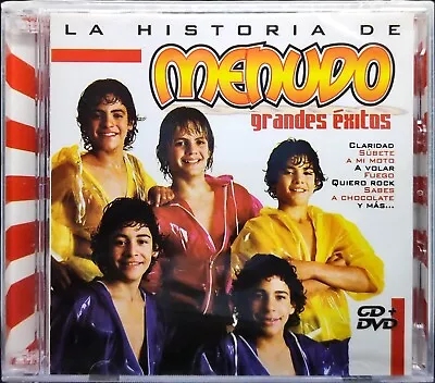 Menudo – La Historia De Menudo - Grandes Exitos (2007 CD + DVD) • $15