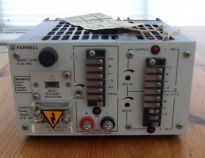 FARNELL GT6-20A Stabilised Power Supply Programmable 6V 20A • £40