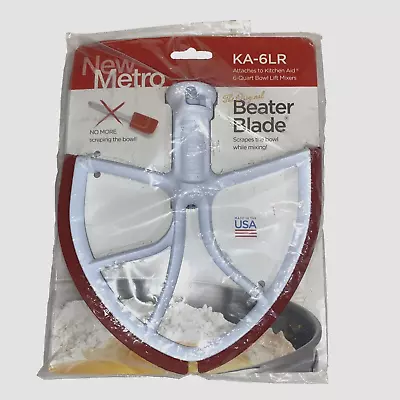 New Metro KA-6LR Original Beater Blade Works W/ Most KitchenAid 6 Or 7 Qt Bowl-L • $15.10