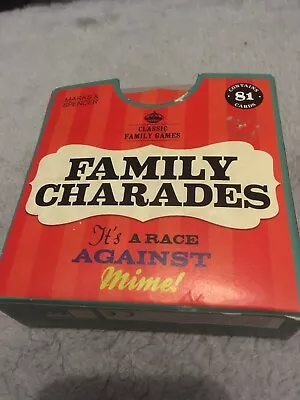 Marks And Spencer Family Charades Game  8+ For 4 Players • £5.99