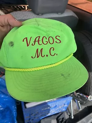 $500 • Buy VTG 80s Motorcycle Club Hat VAGOS MC SO CAL