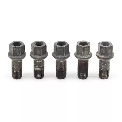 2010-2014 Mk6 Vw Gti Five 5 Pc Wheel Lug Lugs Nut Bolts Set Factory Oem -221B • $15.75