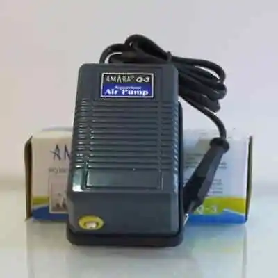 $16.99 • Buy Amara Aquarium Air Pump Q-3 Compact Efficient Oxygen Aerator Water Fish Tank