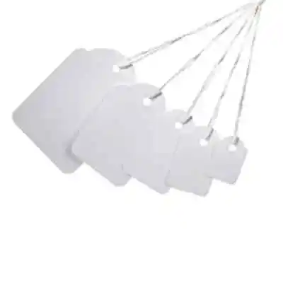 £2.50 • Buy White STRUNG String Tie On Price Labels Tickets SWING Tags 100x200x500x1000