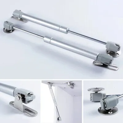 Lift Up Hydraulic Gas Spring Lid Flap Stay Hinge Strut Support Cabinet Door • £6.90