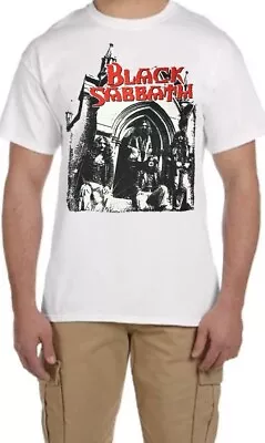 Black Sabbath Vintage HEAVY METAL BAND White T Shirt • $11.99