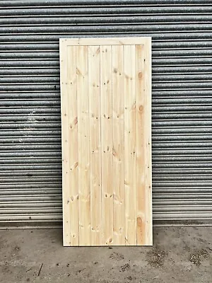 £250.84 • Buy Wooden Side Door Framed, Ledge & Braced, Mortice & Tenoned 