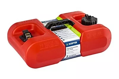 Scepter 10506 Rectangular 3 Gallon Under Seat Portable Marine Fuel Tank • $39.99