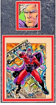 Magneto Original Production Art 1992 Impel Marvel Card Cel X-men Comic Cel Movie • $4500