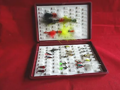 A Good Fox Box Fly Box With Good Collection Of Flies/lures • $30.30