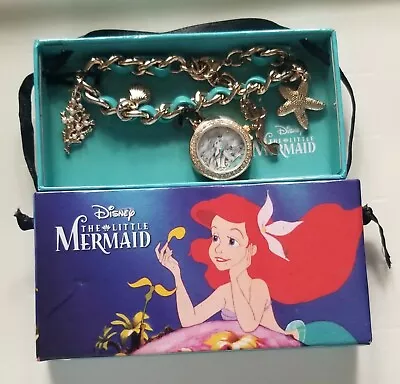 $45 • Buy Disney Women's The Little Mermaid Ariel Charm Watch Collectible BRAND NEW RARE
