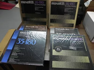 6 Various Maxell   10.5  Reel To Reel New Factory Sealed • $500