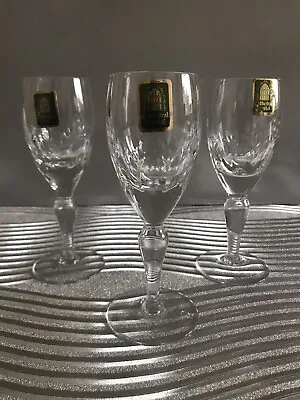 3 Cathedral Crystal Hand Cut Lead Crystal Liqueur/ Shot Glasses - Hungarian • £6