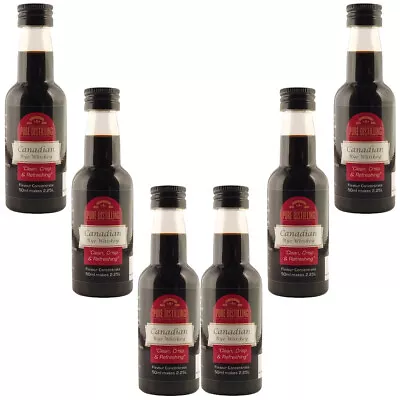 6 X Pure Distilling Canadian Rye Clone Of Canadian Club Essence 50ml • $64.99