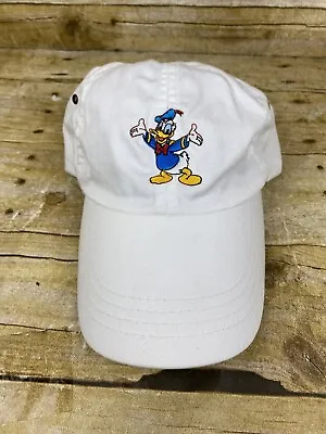Walt Disney World Donald Duck Hat White VTG Rare Embroidered  • $25