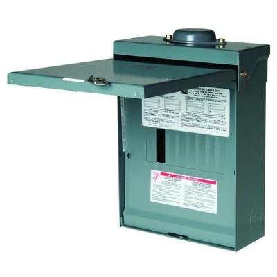 $117.21 • Buy Square D 100 Amp 8-Space 16-Circuit Outdoor Main Lug Kit Load Center With Cover