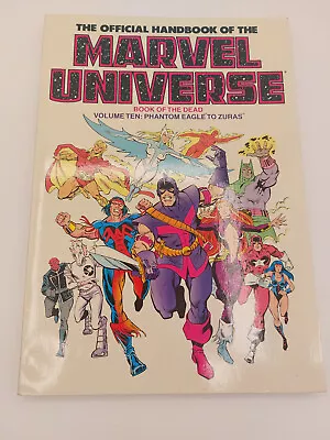 Official Handbook Of The Marvel Universe Volume 10 / Paperback OOP 1987 • $19.99