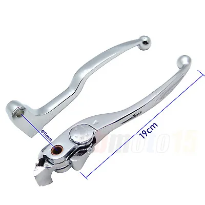 Chrome Brake Clutch Hand Levers Slender Aluminum For 2003 - 2006 CBR 600 RR  • $19.39