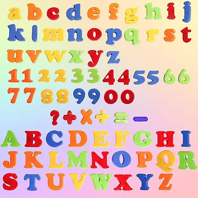 £3.99 • Buy Magnetic Alphabet Numbers Toys Fridge Magnets Kids Children Preschool Learning
